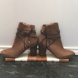 Franco Sarto leather ankle boots